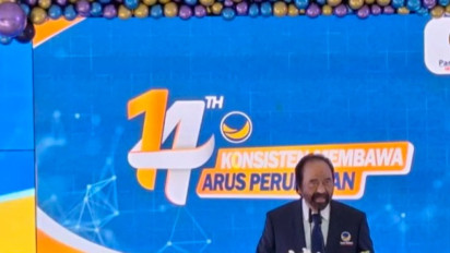 Surya Paloh Tegas, NasDem Konsisten Dukung Pemerintahan Prabowo-Gibran