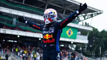Max Verstappen di F1 GP Brasil 2024