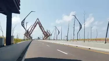 Jembatan Pandansimo terpanjang di Yogyakarta