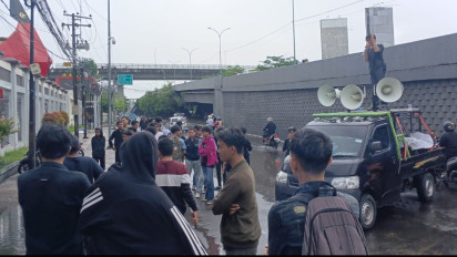 Gelar Aksi Unjuk Rasa, Massa Tuntut Evaluasi Proyek Industri ke Kejati dan DPRD Sulsel