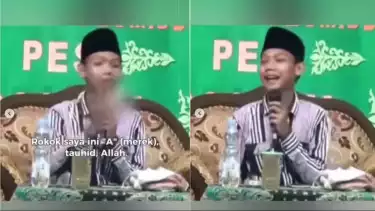 Gus muda viral sebut rokok tauhid