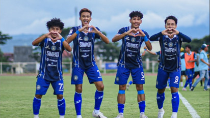 Hattrick Adriansyah, Persikotas Permalukan Sister Team Persib Bandung di Babak 12 Besar Liga 4 Seri 1 Jawa Barat