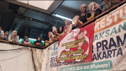 Harga Sewa Kios di Pasar Pramuka Meroket, Pedagang Menjerit