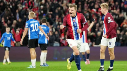 Norwegia Hancurkan Estonia 4-1, Haaland Bikin Italia Terancam Gagal ke Piala Dunia