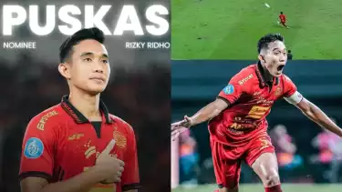 Gol Spektakuler Rizky Ridho saat Persija melawan Arema FC masuk nominasi FIFA Puskás Award 2025