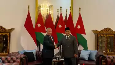 Presiden Prabowo Subianto dan Raja Kerajaan Yordania Hasyimiah Raja Abdullah II ibn Al Hussein