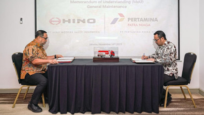 Jaga Pasokan Energi, Pertamina Patra Niaga Teken MoU dengan Hino Menyangkut Ribuan Mobil Tangki BBM
