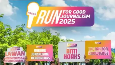 Forum Pemred Indonesia menggelar acara Run For Good Journalism 2025