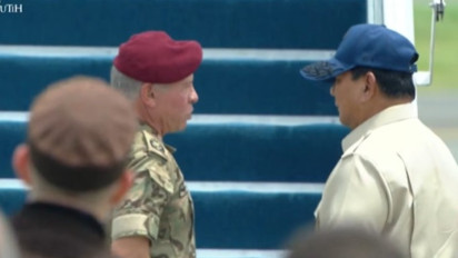 Prabowo Antar Langsung Kepulangan Raja Abdullah II, Pesawat Dikawal Jet F-16 Milik TNI AU
