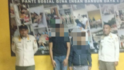 Di Taman Daan Mogot, Satpol PP Temukan Dua Pria Malam-Malam Sedang Melakukan...