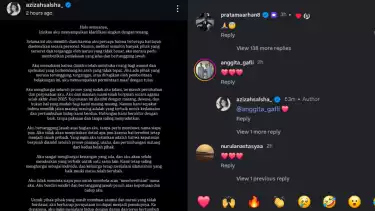Unggahan Azizah Salsha