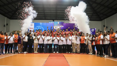 Bungkam TNI AU, Perumda Tirta Bhagasasi Bekasi Juara Piala Ketum PBVSI 2025