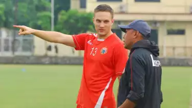 Bek mahal Persija Jakarta di Liga Indonesia 2015 Martin Vunk