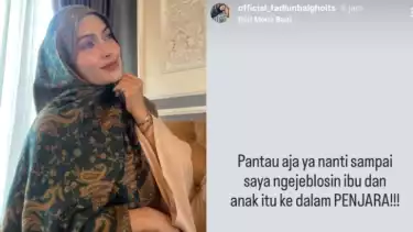 Istri sah Habib Bahar bin Smith, Fadlun Faisal Balghoits ancam lapor polisi kepada model Helwa Bachmid
