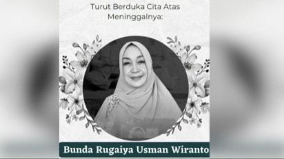 Innalillahi, Istri Wiranto Meninggal Dunia, Mendiang Rencananya Dimakamkan Besok Pagi di Solo
