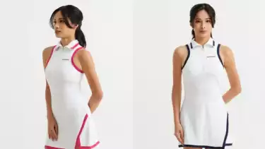 Padel dress merek Miniletics On Court Zip Front Dress