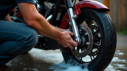 Hanya Campurkan 2 Bahan Murah Ini, Ban Motor yang Usang Langsung Kinclong Kembali Seperti Baru