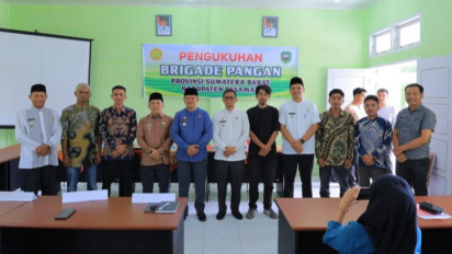 Brigade Pangan Dibentuk Dengan Melibatkan Petani Milenial