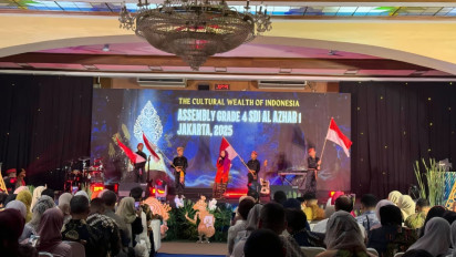 Kenalkan Kebudayaan Indonesia, SD Al Azhar Pusat Gelar Assembly