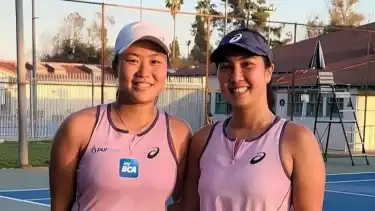 Dua petenis Indonesia, Janice Tjen dan Aldila Sutjiadi