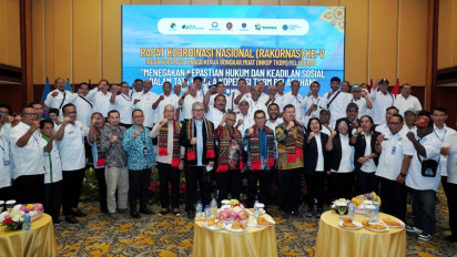 Rakornas INKOP TKBM, Hamdan Zoelva Ingatkan Bahaya Pemecahan Koperasi Pelabuhan