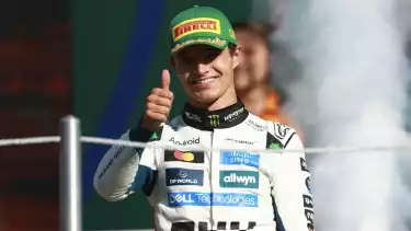 Pembalap McLaren, Lando Norris di Formula 1 2025