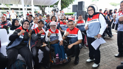 Pertamina Berbagi Hadirkan Senyum 6.000 Motoris Dapat Oli Gratis