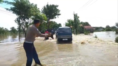 Hujan Lebat, Jalur Utama antar Kabupaten dan Tiga Desa di Sampang Terendam Banjir