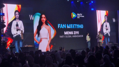 Aktris Meng Ziyi Coba Roti Buaya Hingga Bagikan Tips Cantik ala Dirinya di Acara WeTV Always More 2026