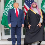 Donald Trump Sambut Hangat Putra Mahkota Arab Saudi Mohammed bin Salman di Gedung Putih