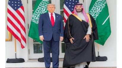 Donald Trump Sambut Hangat Putra Mahkota Arab Saudi Mohammed bin Salman di Gedung Putih