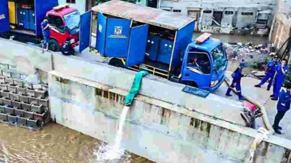 Mitigasi Banjir Akibat Potensi Cuaca Ekstrem di Jakarta, Ribuan Pasukan Biru hingga Pompa Air Disiagakan