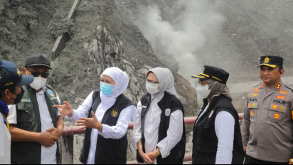 Gubernur Khofifah Pimpin Penanganan Dampak APG Semeru