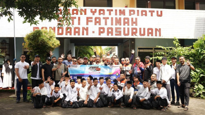 MyPertamina Wikenfes Iringi Langkah 500 Siswa dengan Bantuan Sepatu Sekolah