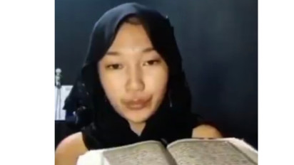 Viral Perempuan Tak Berbaju Pakai Hijab Diduga Ludahi Al-Qur’an, Siber Bareskrim Polri Lidik