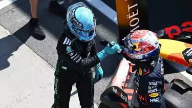 George Russell dan Max Verstappen