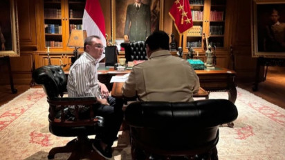 Bahas Berbagai Persoalan Hukum di Tanah Air, Dasco Temui Presiden Prabowo di Hambalang