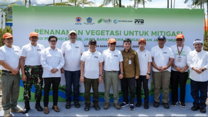 Mitigasi Bencana, BNPB dan Kemenko PMK Gencarkan Program Penanaman Vegetasi di Hari Pohon Sedunia