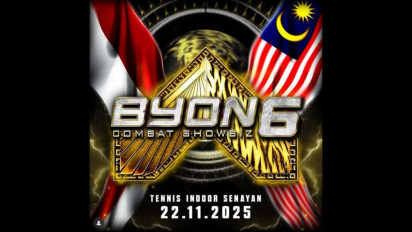 Rekap Hasil Byon Combat Showbiz Vol.6: Duel Ronal Siahaan vs Putra Abdullah Tanpa Pemenang, Indonesia Kalah dari Malaysia