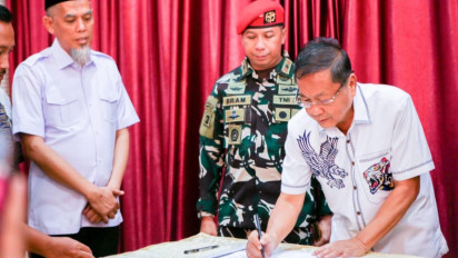 Grup 3 Kopassus Terima Hibah Tanah Pembangunan Markas Komando di Dumai