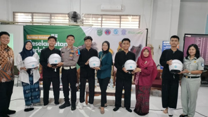 Marak Kecelakaan Pada Pelajar, Mapekka, Jasa Raharja, hingga Polres Metro Depok Beri Edukasi Keselamatan Berkendara