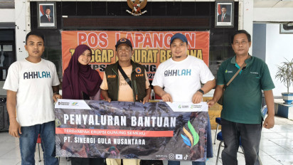 Peduli Warga Terdampak, SGN Distribusikan Bantuan ke Posko Pengungsi Semeru