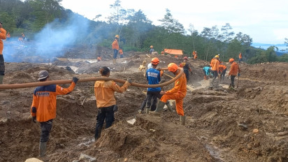 Hari Kesembilan, Titik Pencarian Korban Longsor Banjarnegara Dipersempit Menjadi Dua Sektor