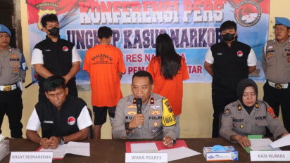 Nekat Edarkan Sabu, Pasangan Kekasih di Siantar Tak Berkutik Diciduk Petugas