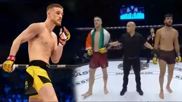 Paddy McCorry, petarung MMA asal Irlandia yang mendukung Palestina.