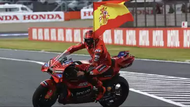 Pembalap Ducati Lenovo, Marc Marquez