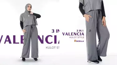 Skirt legging untuk olahraga padel merek Rocella seri Valencia
