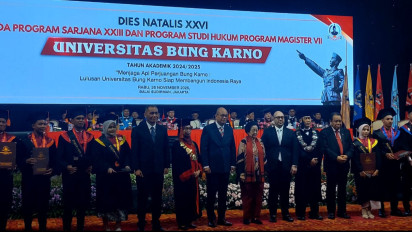 Ketua Umum YPS Pesankan Jaga Api Perjuangan Bung Karno Bagi Lulusan UBK