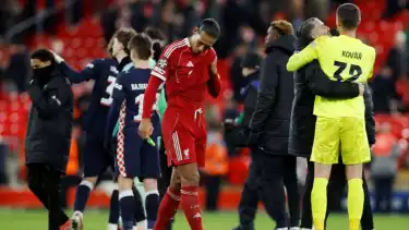 Liverpool kalah telak 1-4 dari PSV Eindhoven di Liga Champions 2025-2026 dini hari tadi