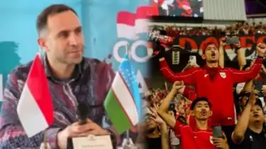 Timur Kapadze dan fans Timnas Indonesia